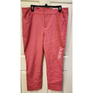 Women Old Navy Pixie High Rise Secret Smooth Pockets Pink Size 16 Brand New